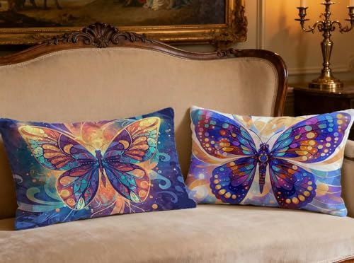 Housse de coussin 70x90cm rectangulaire en velours pour canapé - 3