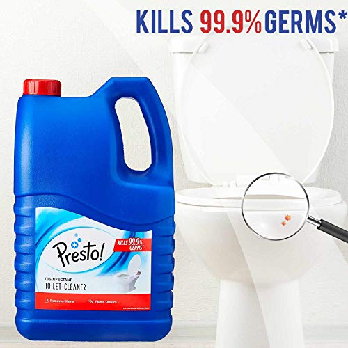 Image of Presto! Disinfectant Toilet Cleaner - 5 L Amazon Brand and Disinfectant Surface Cleaner - 5 L (Citrus)