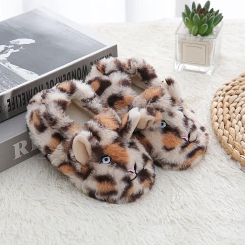 Baby Boy Shoes Halloween Slippers Kids Toddler House Slippers Animals Slippers for Boys Girls Winter Fuzzy Slippers2