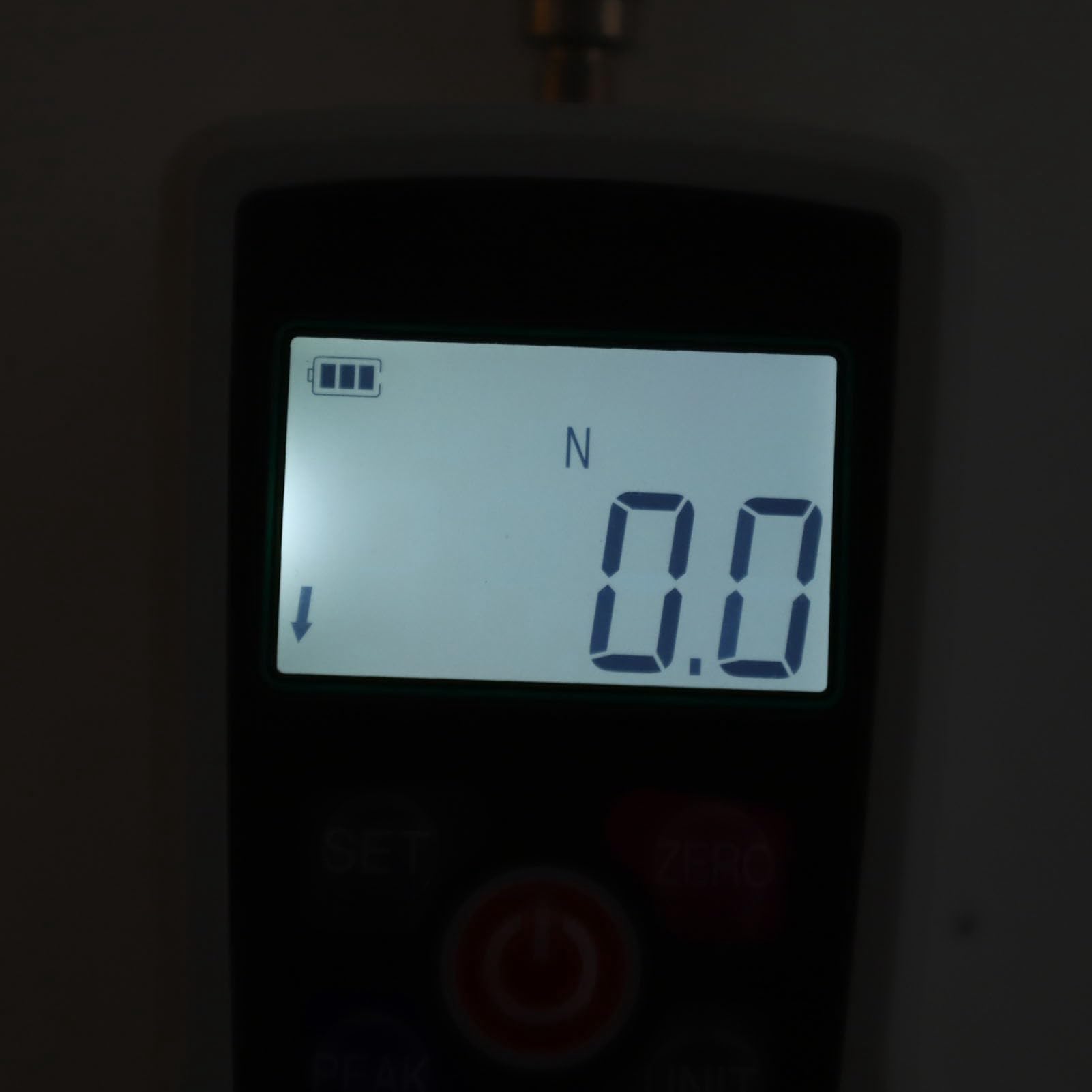 Dinamometro Digitale, Misuratore di Forza Push and Pull 20-200 N con unità N/LB/Kg/Oz, Tester di Pressione e Tensione Portatile con modalità Tempo Reale/Picco/Primo Picco