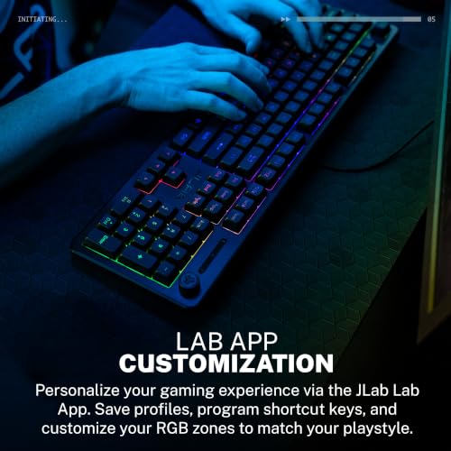 Teclado Gamer Nightfall Gaming Keyboard Con Cable USB-A miniatura 6