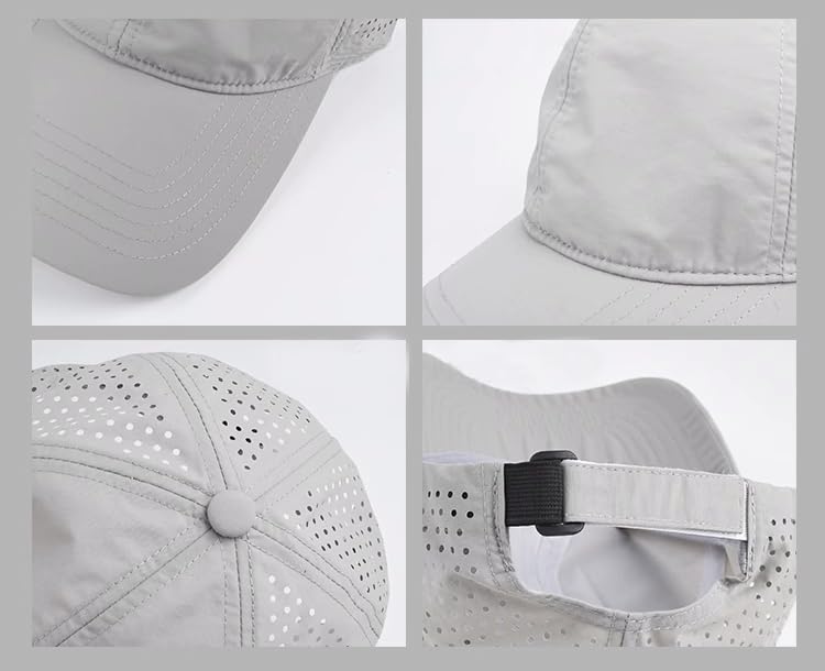 Image of Gelante Men Women Waterproof Quick Dry Baseball Cap Run Hats Mesh Lightweight for Outdoor Sports