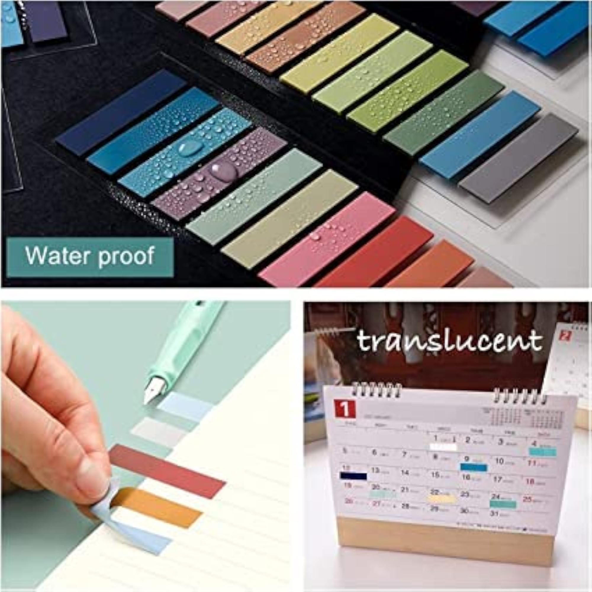 Transparent Clear Sticky Notes Book Flags Tabs