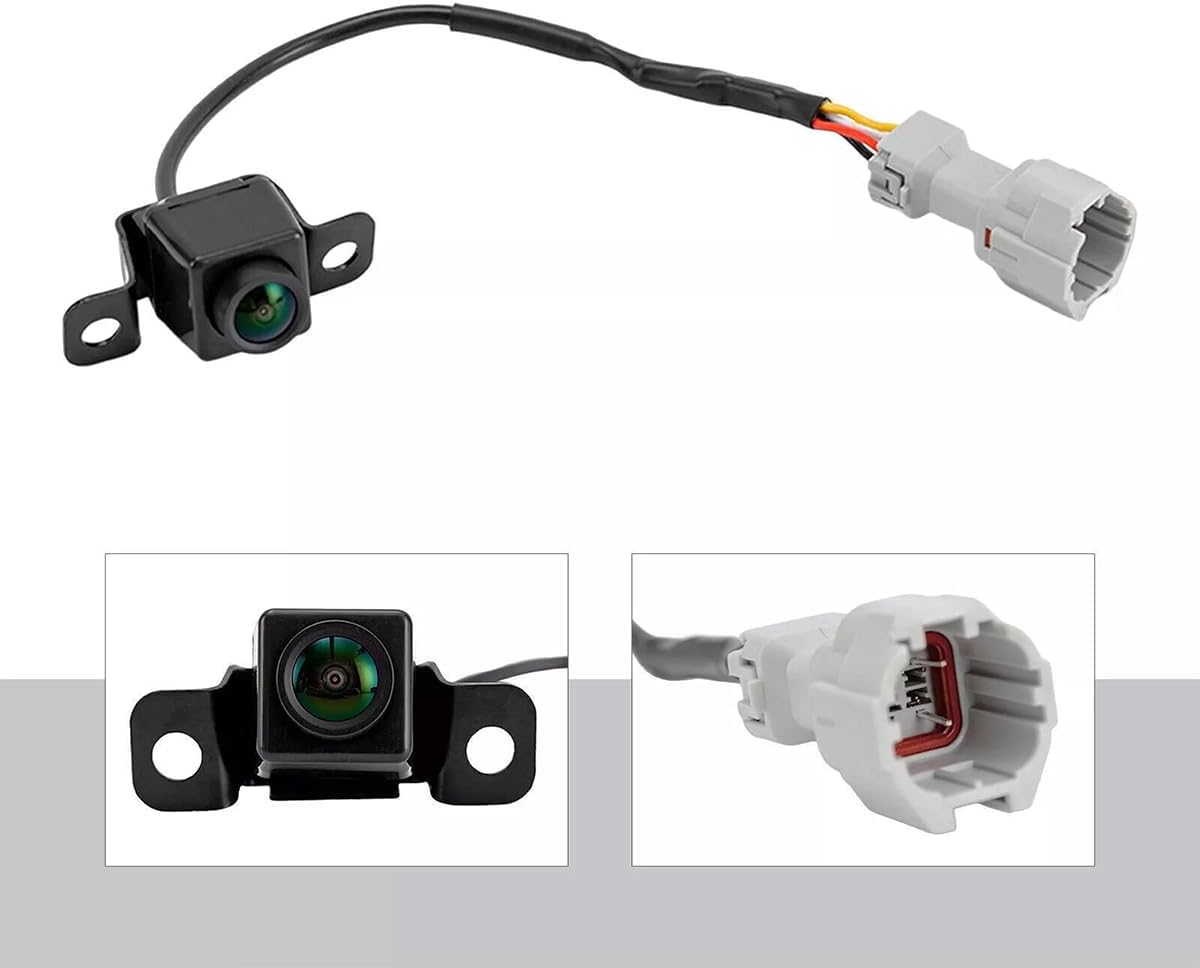 95760-2V100 Rear View Backup Camera for Hyundai Veloster 1.6L-l4 2012 2013 2014 2015 2016 2017 Wide Angle Rear Park View Back Up Assist Reversing Camera Replace 957602V100, 590-485