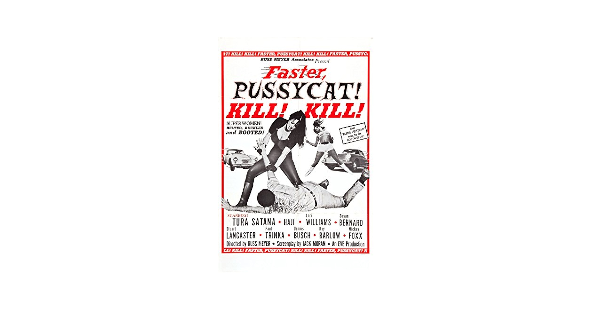 Amazon.com: Faster Pussycat, Kill! Kill! (1965) Movie Poster