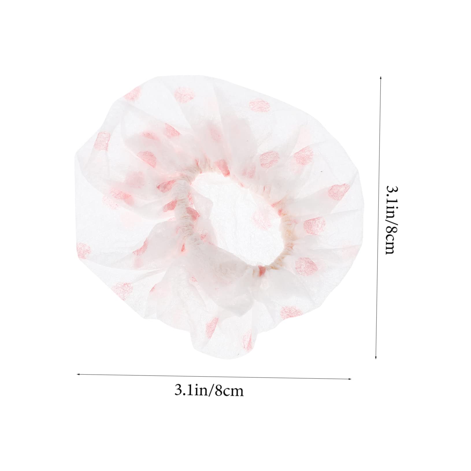 BESTonZON 100Pairs Disposable Microphone Covers Elastic Band Design for Easy Installation Non Woven Protection Suitable for Ktv and Music Studios Dirt and Spit Shield