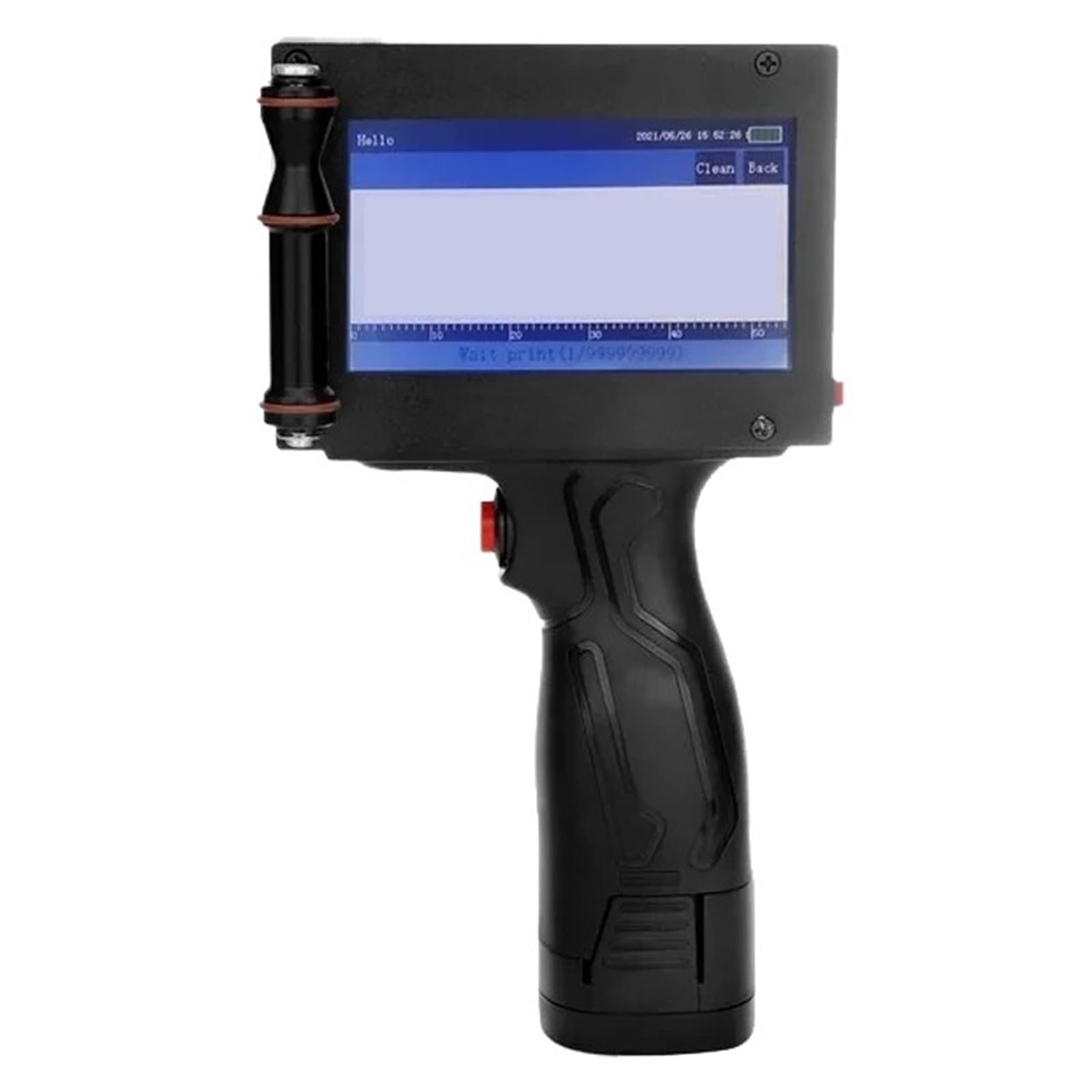 Trdewr One Color 12.7Mm Label Printer 4.3Inch Touch Screen Handheld Inkjet 600Dpi High-Precision Printing Qr Bar Batch Code Date Number The Weld Is Strong