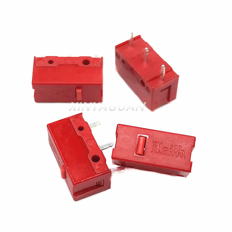 Bouton de souris GM rouge micro interrupteur 3 broches pour clic gauche droit ordinateur jeu