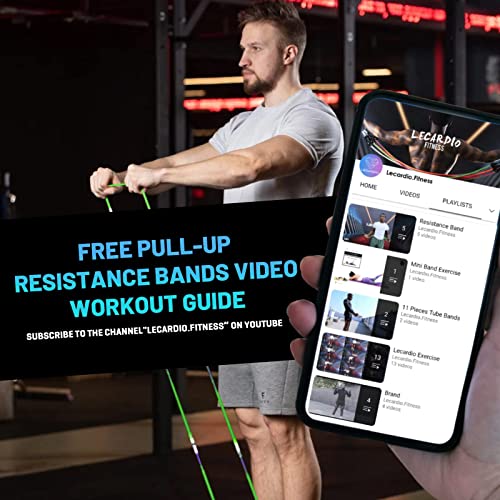 Lecardio Resistance Bands For Working Out, Camo Pull Up Assistance Bands - Super Durable Workout Bands For Extra Strength, Pull Ups, Mobility, Powerlifting, Physical Therapy, Home Workouts #TOP4