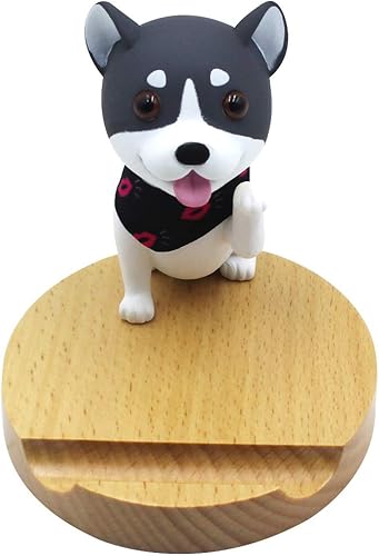 Miniatura 20 de Soporte de teléfono celular para cachorro perro para escritorio, soporte para teléfono inteligente, soporte de dibujos animados, ornamento