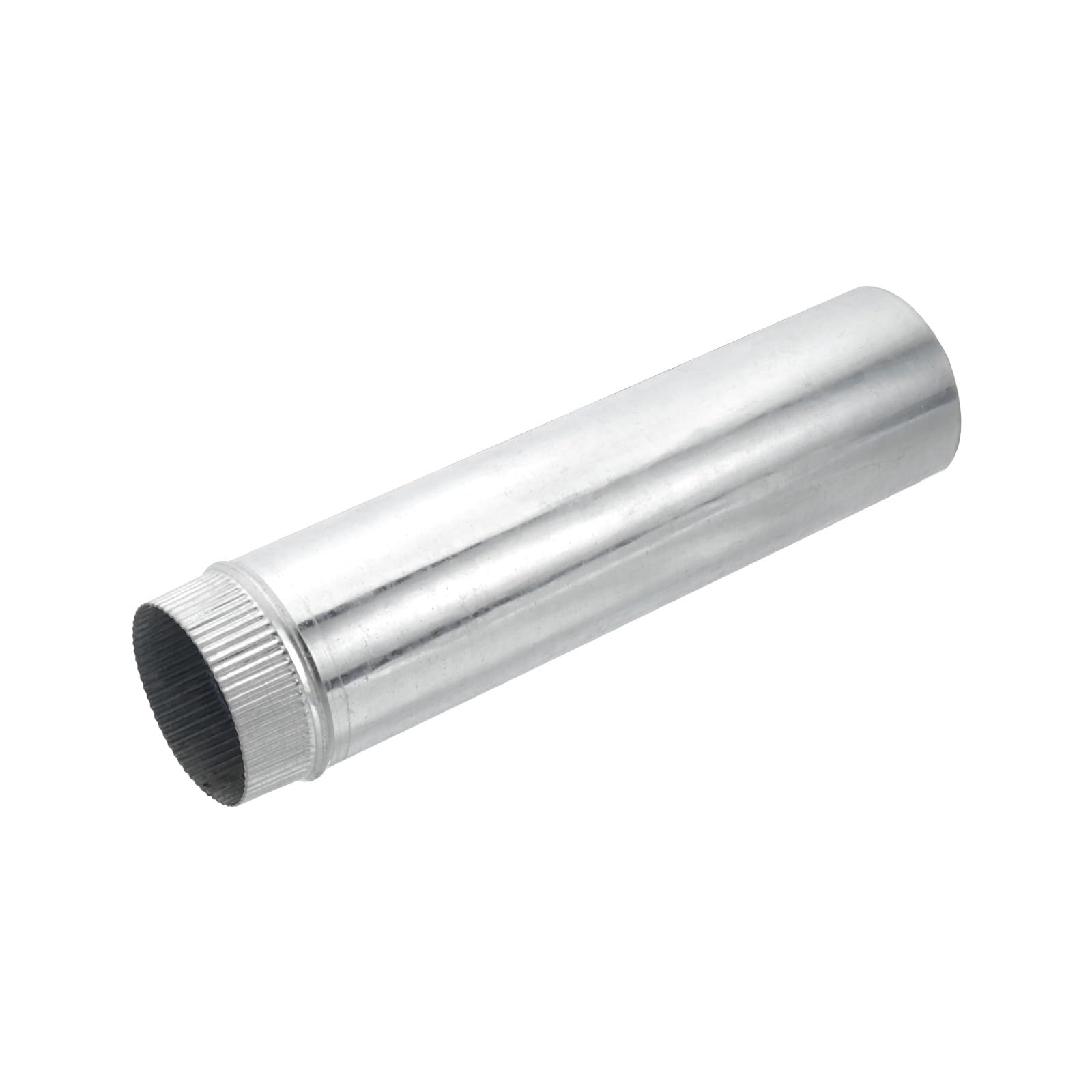PATIKIL 4" Inch Galvanized Duct, 15.7" Inch Long Furnace Pipe
