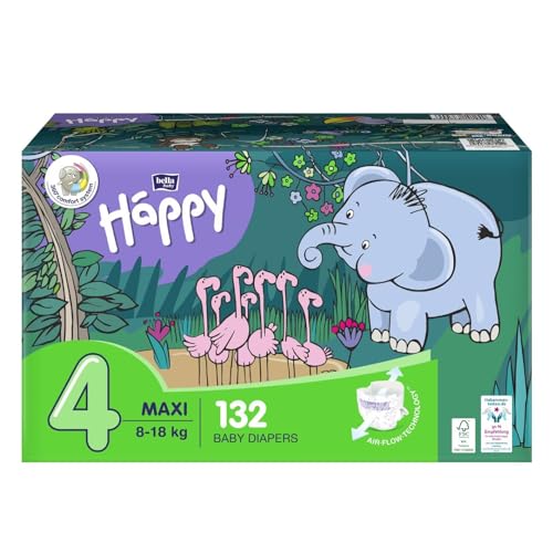 bella baby Happy Windeln comfort Gr.4 Maxi 8-18kg HAPPY BOX 132 Stück