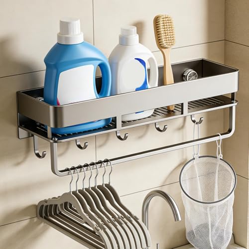 Étagère de douche à ventouse pour ranger sans percer la salle de bain