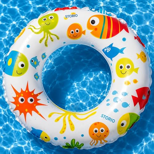 Image of Storio Inflatable Swimming Pool Safety for Kids | Pool Safety for Swimming Training & Fun for Boys and Girls (Age 3-6 Years)