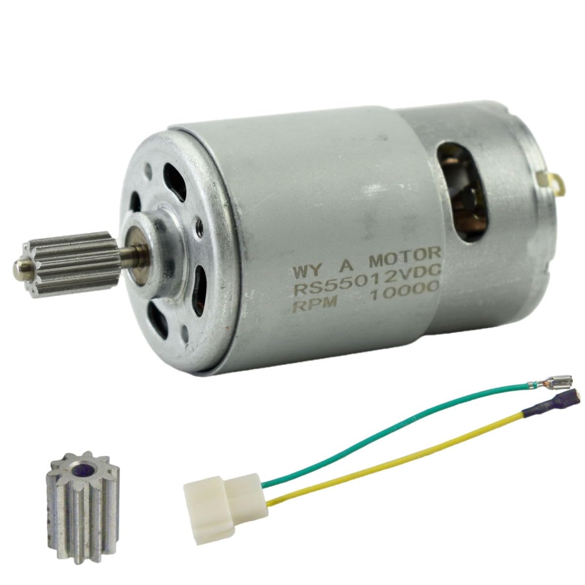 CHANCS Drive Engine Accessory 550 12V DC 10000RPM Replacement Parts for Kids Electric Cars — image 1