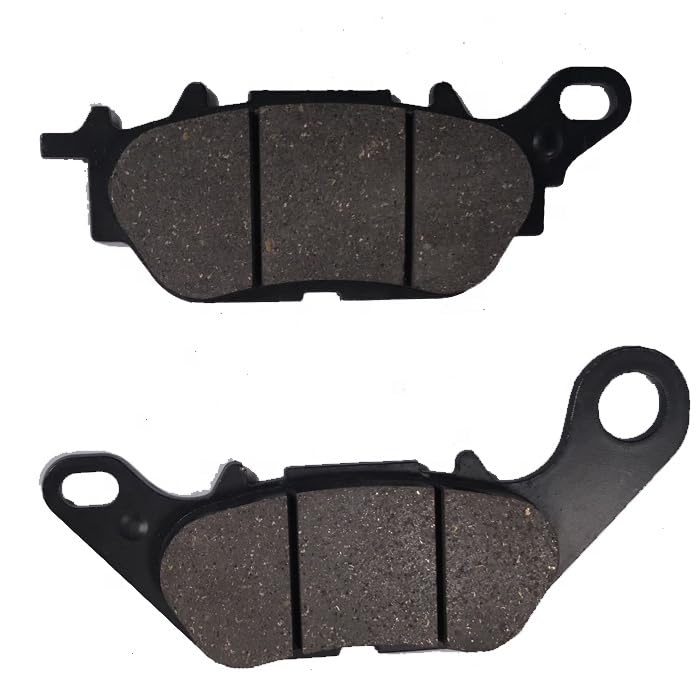 Image of Brake Disc Pad Compatible for (BLACK, IQUBE FRONT)