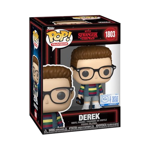 Funko POP! TV: Stranger Things Season 5 - Derek - Esclusiva Amazon - Figura in Vinile da Collezione - Idea Regalo - Merchandising Ufficiale - Giocattoli per Bambini e Adulti