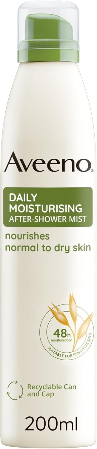 Aveeno Daily Moisturising After-Shower Mist, Formulated With Oats, Suitable For