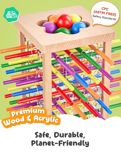 Montessori Wooden Board Game para niños de 3 a 8 años miniatura 3