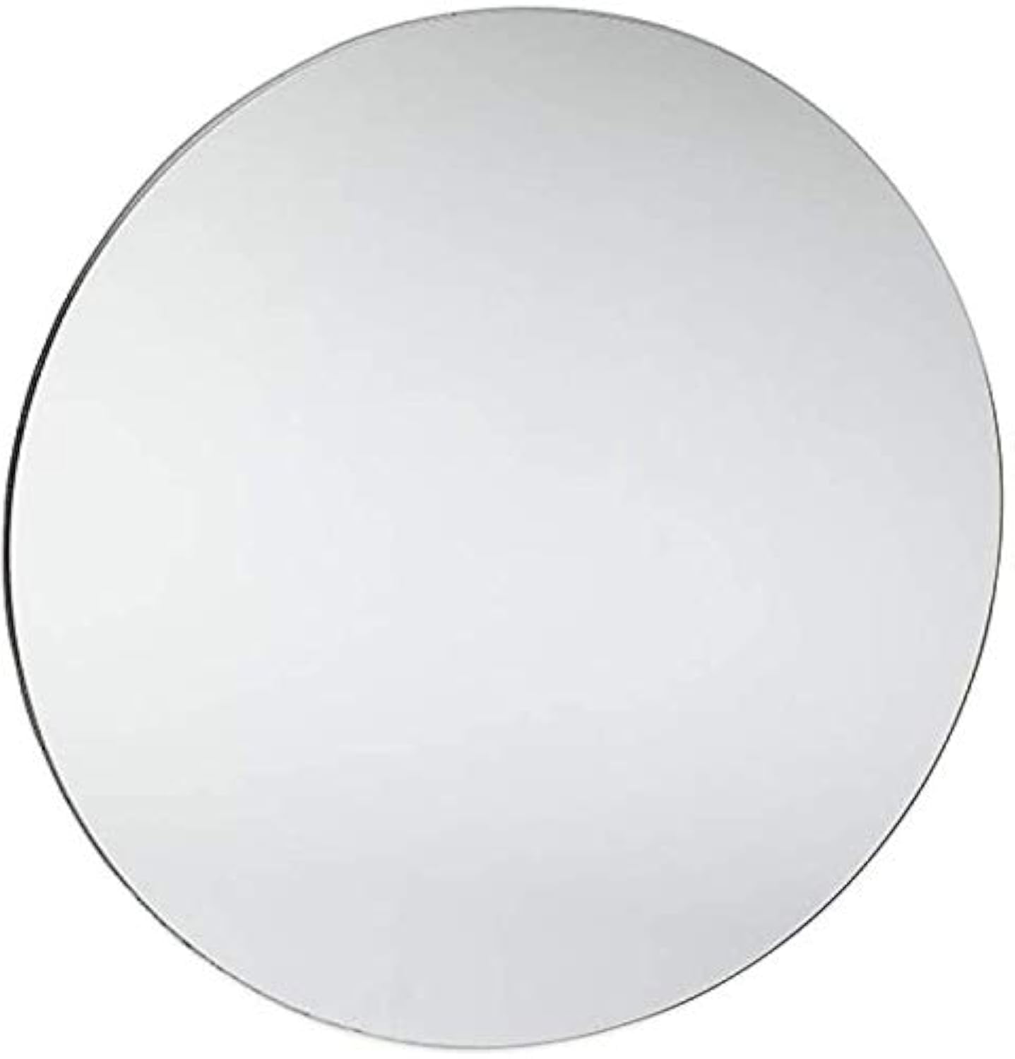 Marketing Holders Acrylic Mirror Round 11 Inch Circle Laser Cut Travel Makeup Home Decor Lucite Reflective Pieces for Arts and Crafts and DIY Projects