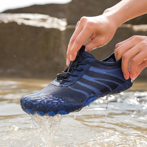 Image of Hike Barefoot Shoes for Women Men Breathable & Non-Slip Athletic Footwear Wide Toe Water Shoes,Designed for Walking,Running&Swimming
