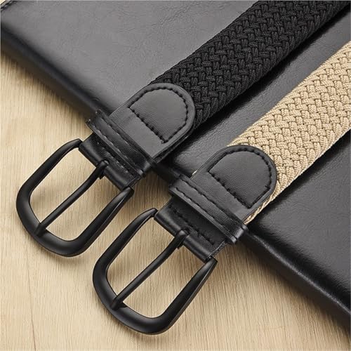 Men'S Casual Woven Elastic Belt For Outdoor Rock Climbing Training Work Men'S Belt Women'S Belt Paired With Jeans Belt2