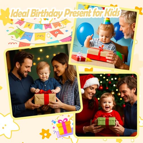 Gifts for 1 2 3 Year Old Baby Boy Girl: Wooden Montessori Toys for 6-12-24 Month Old Toddlers Rattle Maracas Learning Musical Instruments for Kids Age 1 2 3 Birthday Present Autism Babies Sensory Toy - Image 3