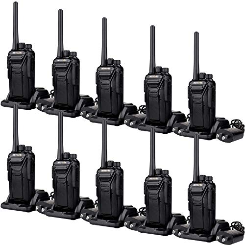 🛒 Crazy Deals Retevis RT27 Walkie Talkies Long Range,Two Way Radios Rechargeable, Handheld VOX Hands-Free, Commercial 2 Way Radio with USB Charger Base, for Education, Construction, Warehouse,Church (10 Pack)