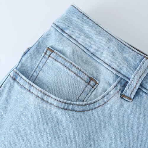 Women's Stretch Denim Maxi Skirt with Flare Hem, Trendy Long Skirt4