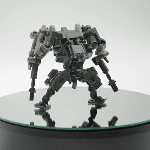 Miniatura 4 de Mech - Kit de construcción de figuras de acción de juguete, 8CM escala 160, robot de asalto, modelo MM001 - Olive Drab