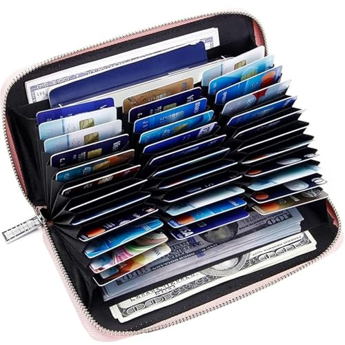 womens wallet large capacity Coin Purse Long Women'S Handbag Zipper Wallet Versatile Atmospheric Small Wallet wallet women womens wallet women's wallets, card cases & money organizers (Pink)2