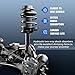 Front Strut Shock w/Coil for Dodge Journey 2009-2019 3.6L V6 Engine (Exc. 4CYL Engine), Assembly Spring Strut Shock Absorber Replace for 172509 172510, 2010 2011 2012 2013 2014 2015 2016 2017 2018
