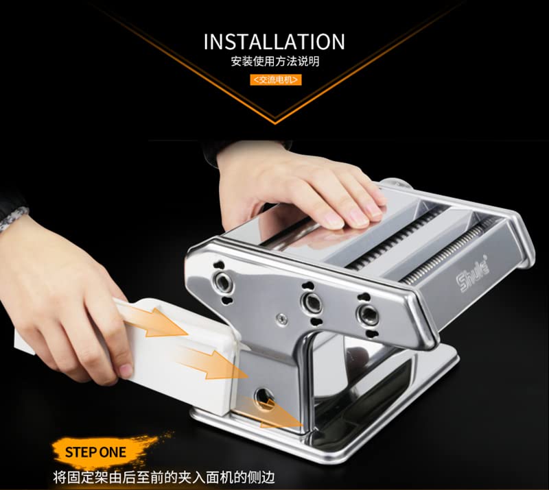 Davitu DC Motor - 220V Electric Small Noodle Pasta Machine Motor Manual Press Machine Motor - (Voltage(V): Split mode)