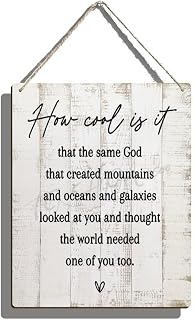 Sign Wall Art Definition Wood Plaque How Cool Is It That The Same God Sign Religious Sign Hanging Wall Art Hanging Rustic Family Signs Rustic Farmhouse Wall Decor 8 X 10 Inch
