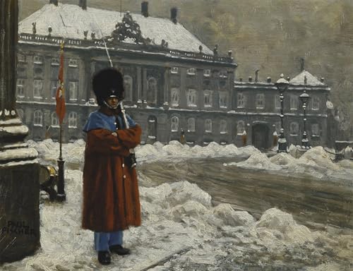 Lienzo de Amalienborg 60x90cm: cuadro de pintura famosa para decoración del hogar