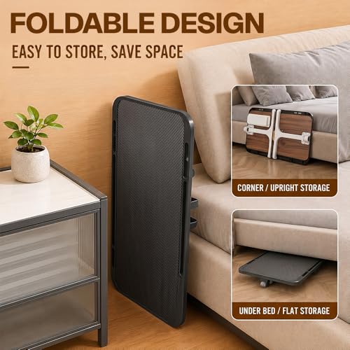 StarAndDaisy T9 Foldable Bed Table Black T9-Black - Image 7