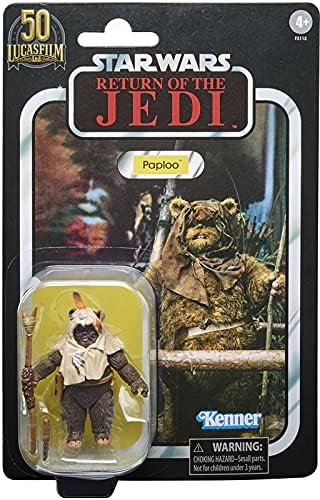 Star wars- 50 years- Return of the jedi- Paploo- A skilled Ewok scout, Paploo joined his friends to fight the empire! Premium 9.5-cm-scale figure.