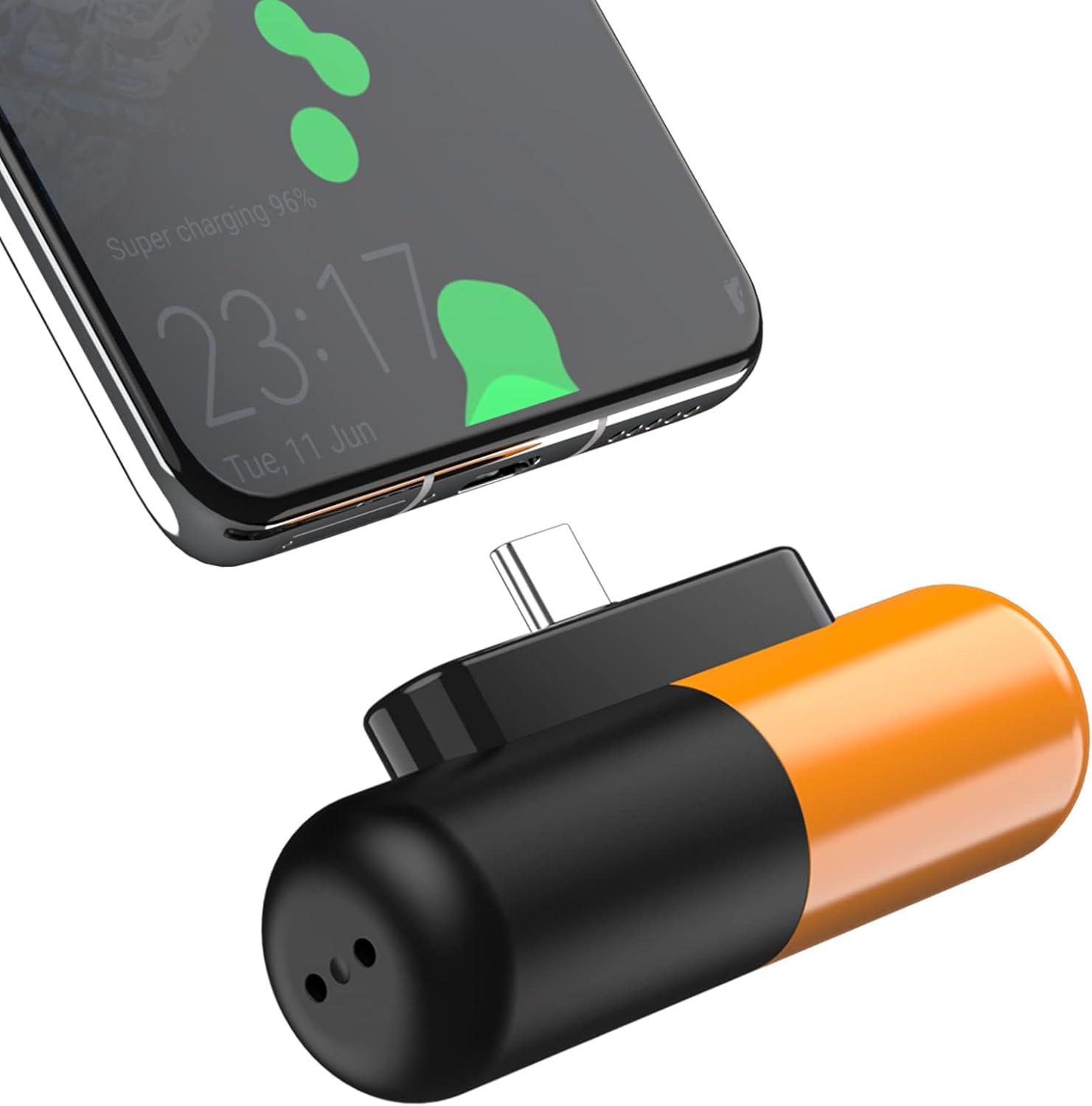 Power Bank USB C 5000mAh, Mini batería Externa, Power Bank pequeño y liviano, Cargador portátil USB C Power Bank para teléfonos celulares Tipo C, Compatible con teléfonos celulares Samsung, Huawei
