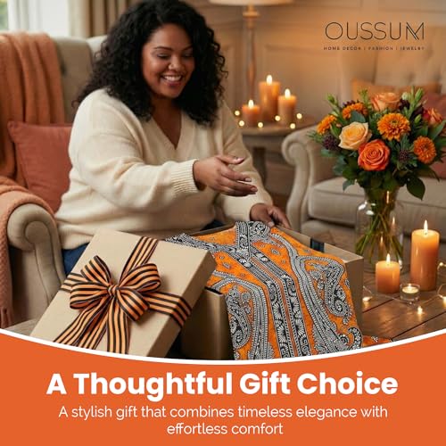 Image of Oussum Women Plus Size Kaftan Kimono Loose Maxi summer dresses for women Beach 3 /4 Sleeve Casual lounge dress Boho