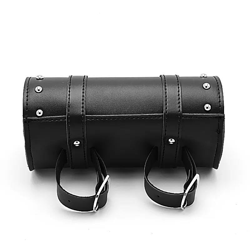 GARGOYLE BELLS Borse da sella moto in pelle borsa da braccio oscillante per softails e chopper borse da moto borse per bagagli lato sinistro per moto