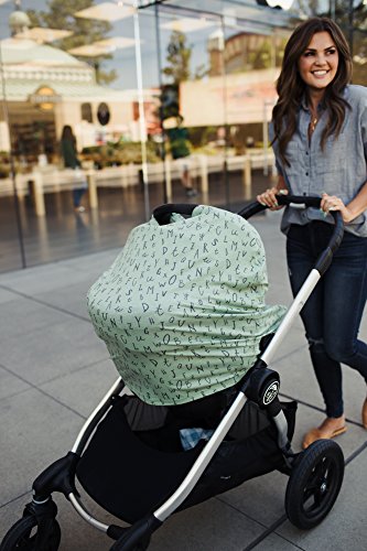 Image of Copper Pearl Nursing Cover for Breastfeeding - Multi-Use Baby Car Seat Canopy, Stroller Shade & Breast Feeding Wrap for Women, Stretchy Breathable Carseat Shawl for Boy or Girl, Poe