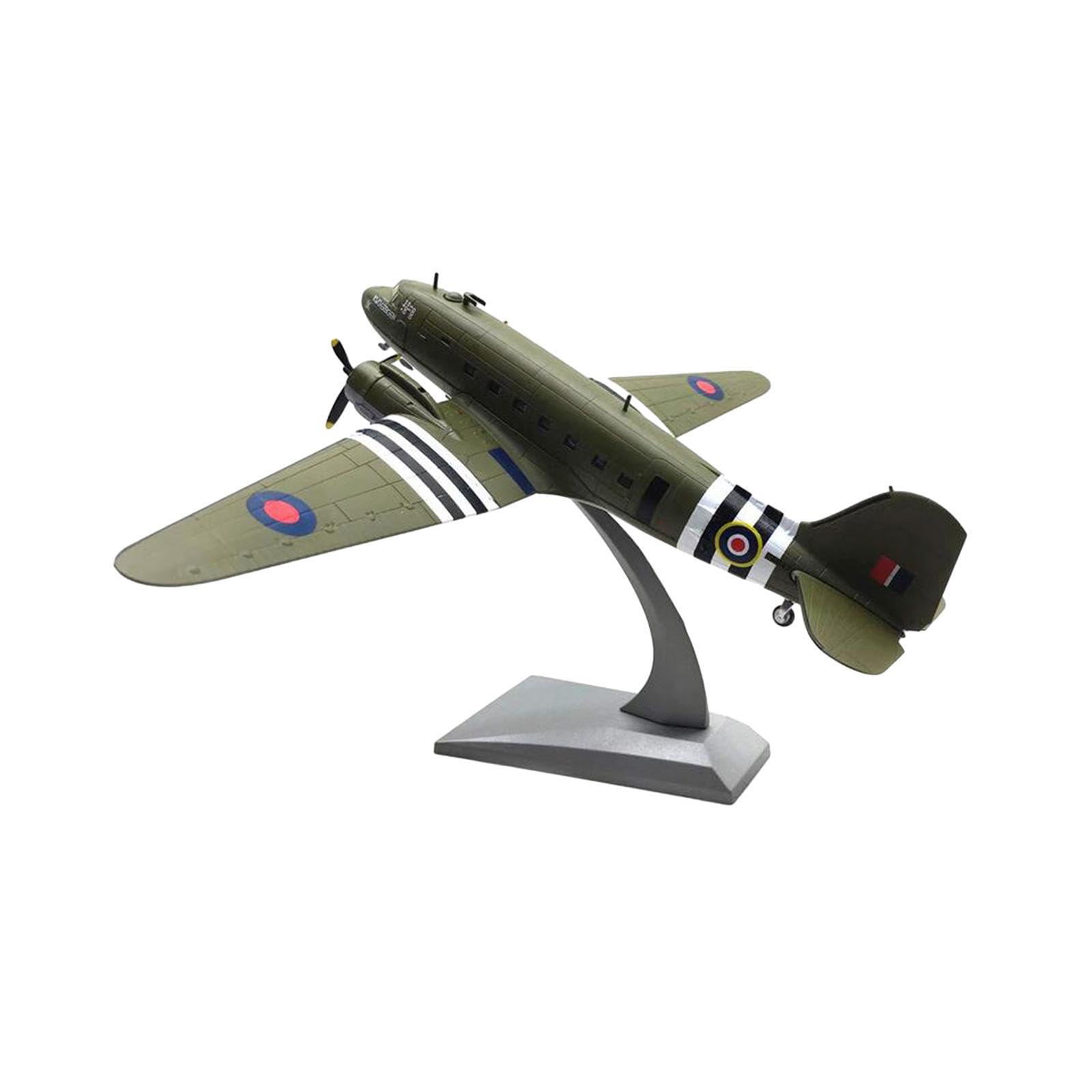 QUXVUIS Avión de combate de la Fuerza Aérea, modelo de fundición a presión, decoración que añade detalles y carácter a las colecciones de aviación, la