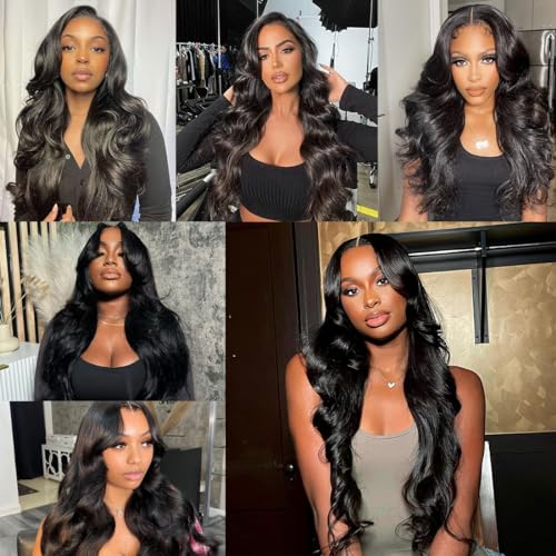 Oxcart 14A Human Hair Bundles 16 18 20 22 Inch Body Wave Bundles Human Hair 100% Unprocessed Brazilian Virgin Weave Hair Bundles Deals Human Hair 4 Bundles Human Hair Extensions Natural Color thumb #5