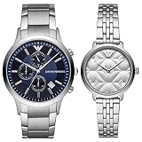 [エンポリオアルマーニ]EMPORIO ARMANI ペアウォッチ 収納BOX メンズ レディース シルバー AR11164AR11213 腕時計 [並行輸入品]