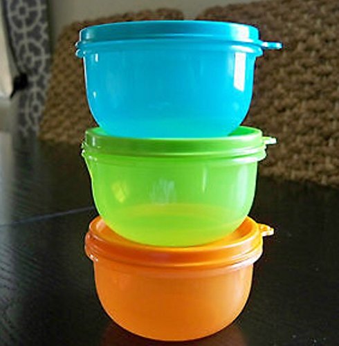 Tupperware Ideal Little Kids Bowl Set 3 Fruit New Color