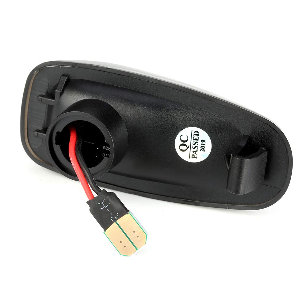 2 pezzi LUCE Indicatore laterale dinamico Indicatore di direzione Luce lampeggiante sequenziale, for Mercedes-Benz, W210 W202 W208 R170 Vito W638 Indicatore di direzione(Flowing water white)