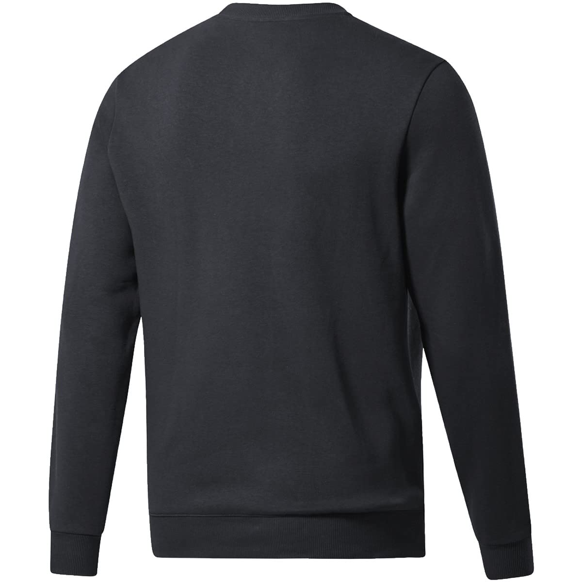 adidas Sudadera de forro polar para hombre, Negro-blanco, Small
