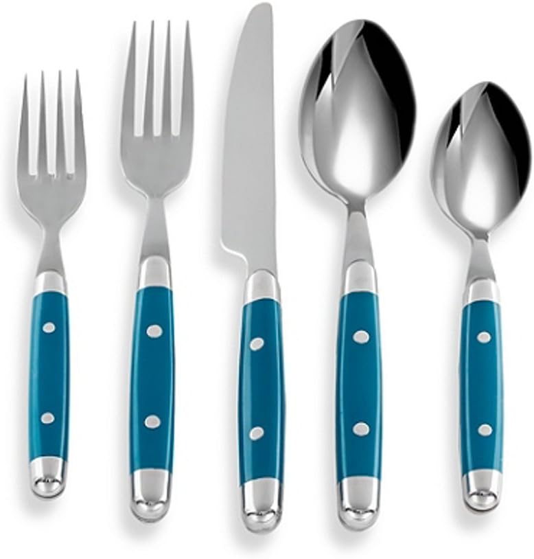 Cambridge Silversmiths Jubilee White 20-Piece Flatware Set, Service For 4