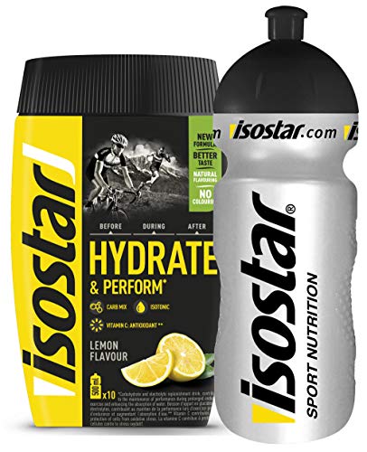 Isostar Hydrate & Perform citroen + originele fles | 400g
