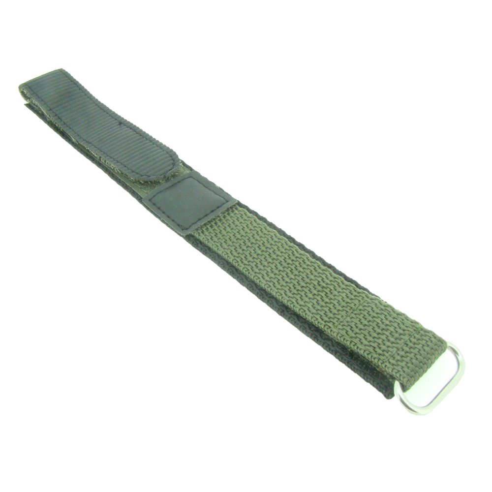 WestimeGreen 18mm / 20mm / 22mm TA Nylon Band Hook And Loop Watch Strap